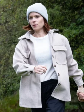 The Astronaut Kate Mara Wool Jacket Side