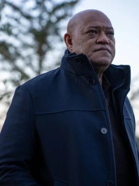 The Astronaut Laurence Fishburne Blue Coat Side