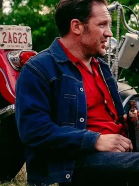 The Bikeriders 2023 Tom Hardy Denim Jacket