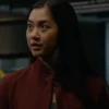 The Blacklist S9 Laura Sohn Red Wool Jacket
