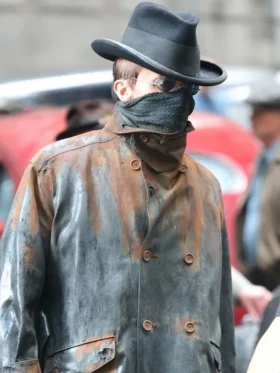 The Bride Christian Bale Black Leather Coat