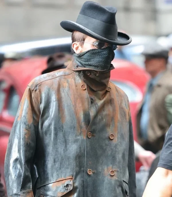 The Bride Christian Bale Black Leather Coat