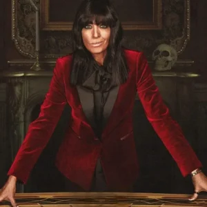 The Celebrity Traitors S01 Claudia Winkleman Red Blazer Front
