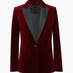 The Celebrity Traitors S01 Claudia Winkleman Red Blazer