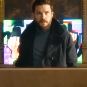 The Family Plan 2 Kit Harington Black Wool Coat