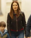 The Family Plan 2 Michelle Monaghan Leather Jacket Front