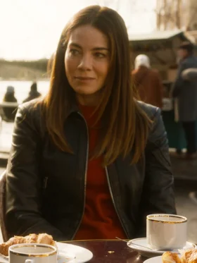 The Family Plan 2 Michelle Monaghan Leather Jacket