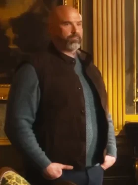 The Family Plan 2 Thomas Forbes-Johnson Brown Vest