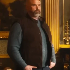 The Family Plan 2 Thomas Forbes-Johnson Brown Vest