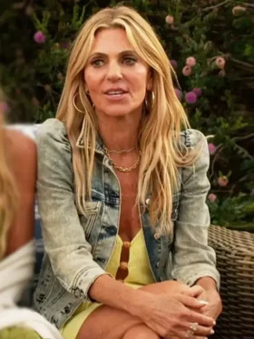 The Golden Bachelor S02 Nicolle Kate Denim Jacket Side
