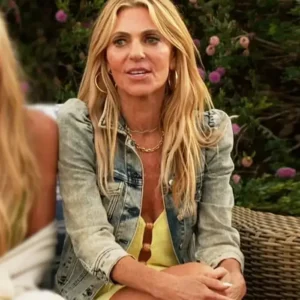 The Golden Bachelor S02 Nicolle Kate Denim Jacket Side