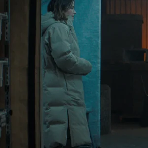 The Last Frontier S01 Haley Bennett Puffer Hooded Coat