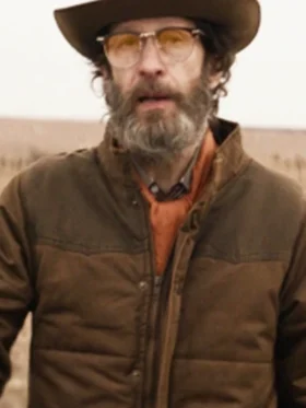 The Lowdown Tim Blake Nelson Brown Jacket Front