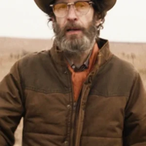 The Lowdown Tim Blake Nelson Brown Jacket Front