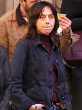 The Morning Show S04 Bel Powley Denim Jacket Front