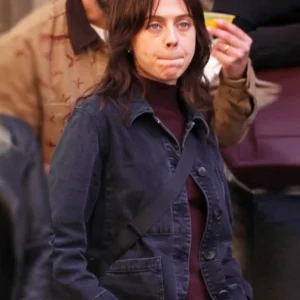 The Morning Show S04 Bel Powley Denim Jacket Front