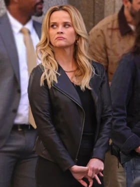 The Morning Show S04 Bradley jackson Black Leather Jacket
