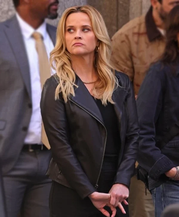 The Morning Show S04 Bradley jackson Black Leather Jacket