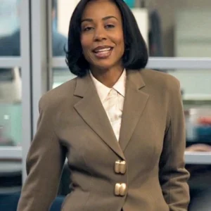 The Morning Show S04 Karen Pittman Brown Blazer Front