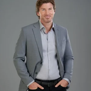 The Most Colorful Time of the Year Christopher Russell Grey Blazer