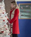 The Most Colorful Time of the Year Katrina Bowden Red Coat Front