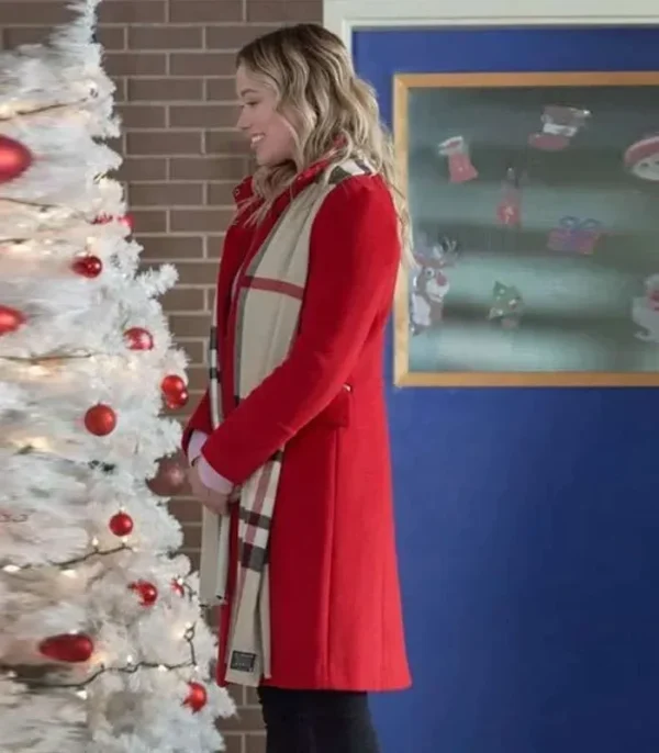 The Most Colorful Time of the Year Katrina Bowden Red Coat Front