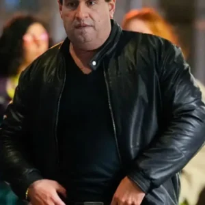 The Penguin 2024 Colin Farrell Black Leather Jacket