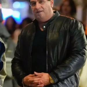 The Penguin 2024 Colin Farrell Black Leather Jacket