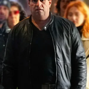 The Penguin 2024 Colin Farrell Black Leather Jacket