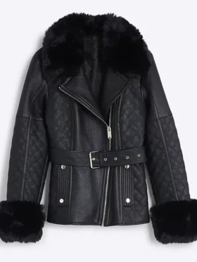 The Rainmaker S01 Lana Parrilla Shearling Leather Jacket