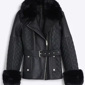 The Rainmaker S01 Lana Parrilla Shearling Leather Jacket