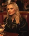 The Real Housewives of Orange County Tamra Judge Leather Jacket Front