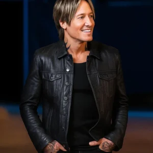 The Road S01 Keith Urban Black Leather Jacket