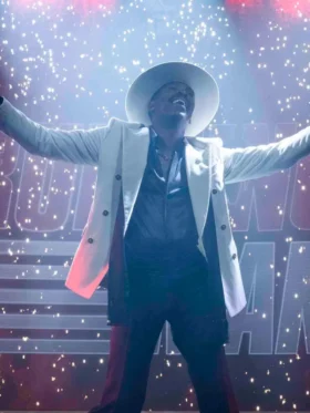 The Running Man Colman Domingo White Blazer Side