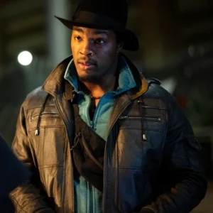 The Running Man Daniel Ezra Bomber Leather Jacket