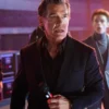 The Running Man Josh Brolin Black Blazer Side