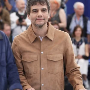 The Secret Agent Wagner Moura Suede Leather Jacket