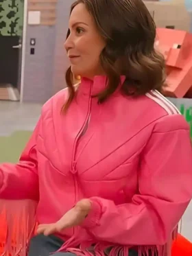 The Today Show 2025 Kayleen Walters Pink Fringe Jacket