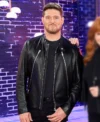 The Voice S28 Michael Buble Black Leather Jacket