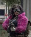 The Walking Dead Juanita Sanchez Pink Faux Fur Jacket