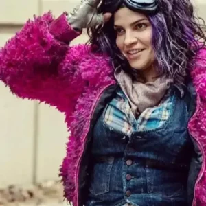 The Walking Dead Juanita Sanchez Pink Faux Fur Jacket