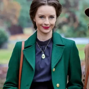 The Wedding Veil Inspiration Kacey Rohl Green Coat