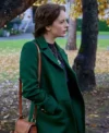The Wedding Veil Inspiration Kacey Rohl Green Coat
