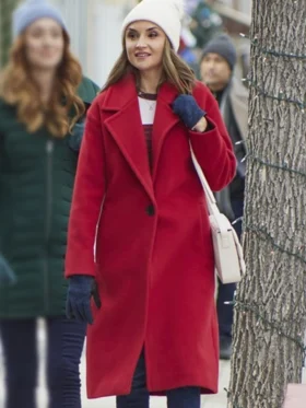 Tis the Season to be Merry Rachael Leigh Cook Red Coat Side