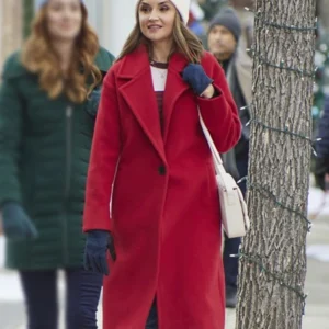 Tis the Season to be Merry Rachael Leigh Cook Red Coat Side