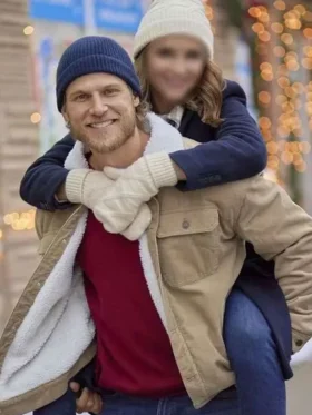 Tis the Season to be Merry Travis Van Winkle Shearling Jacket