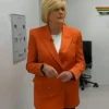 Today Anne Thompson Orange Blazer Front