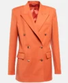 Today Anne Thompson Orange Blazer
