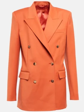 Today Anne Thompson Orange Blazer