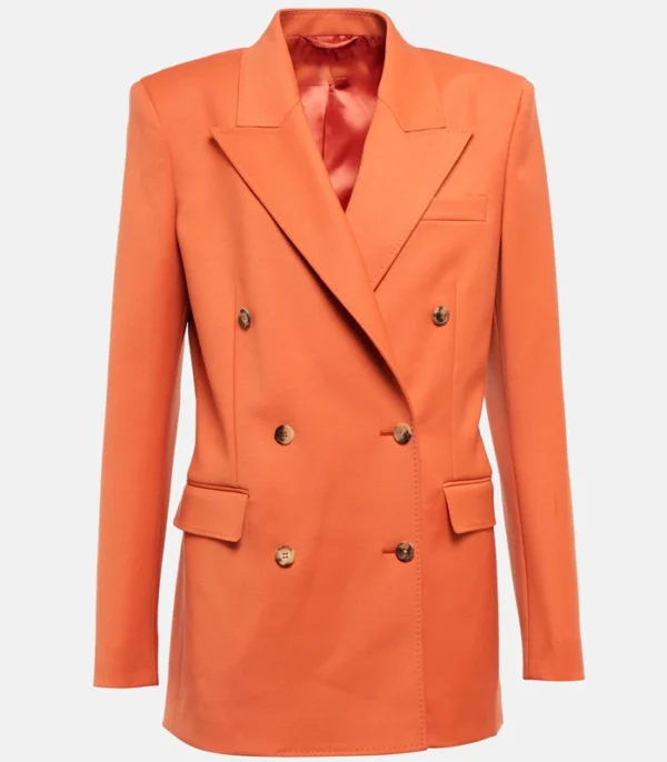 Today Anne Thompson Orange Blazer